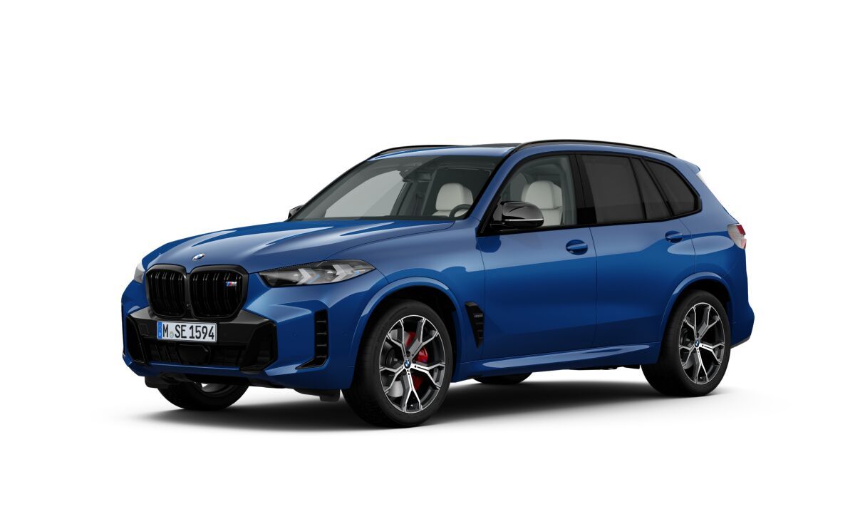 BMW X5 M60i xDrive M Marina Bay Kék elölnézet
