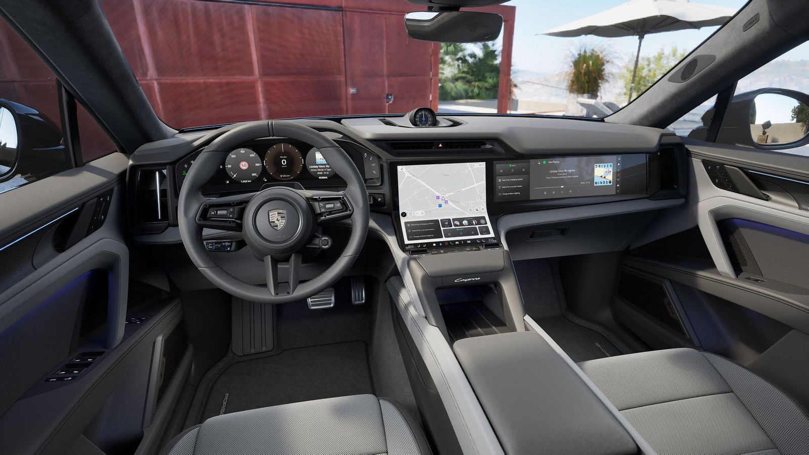 Porsche Cayenne Turbo Electric belső tere